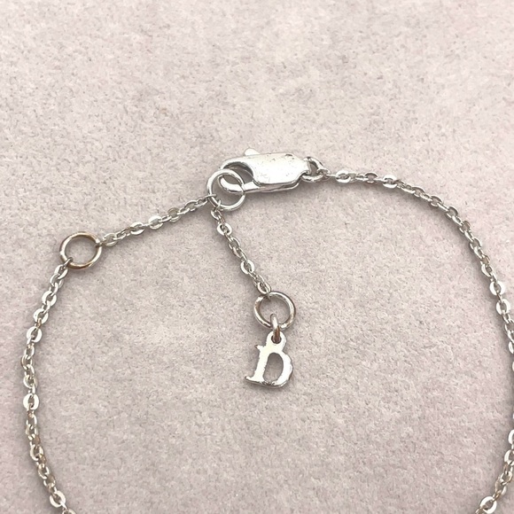 Auth Christian Dior CD Logo Pink
Rhinestones SV Bracelet - Picture 6 of 11